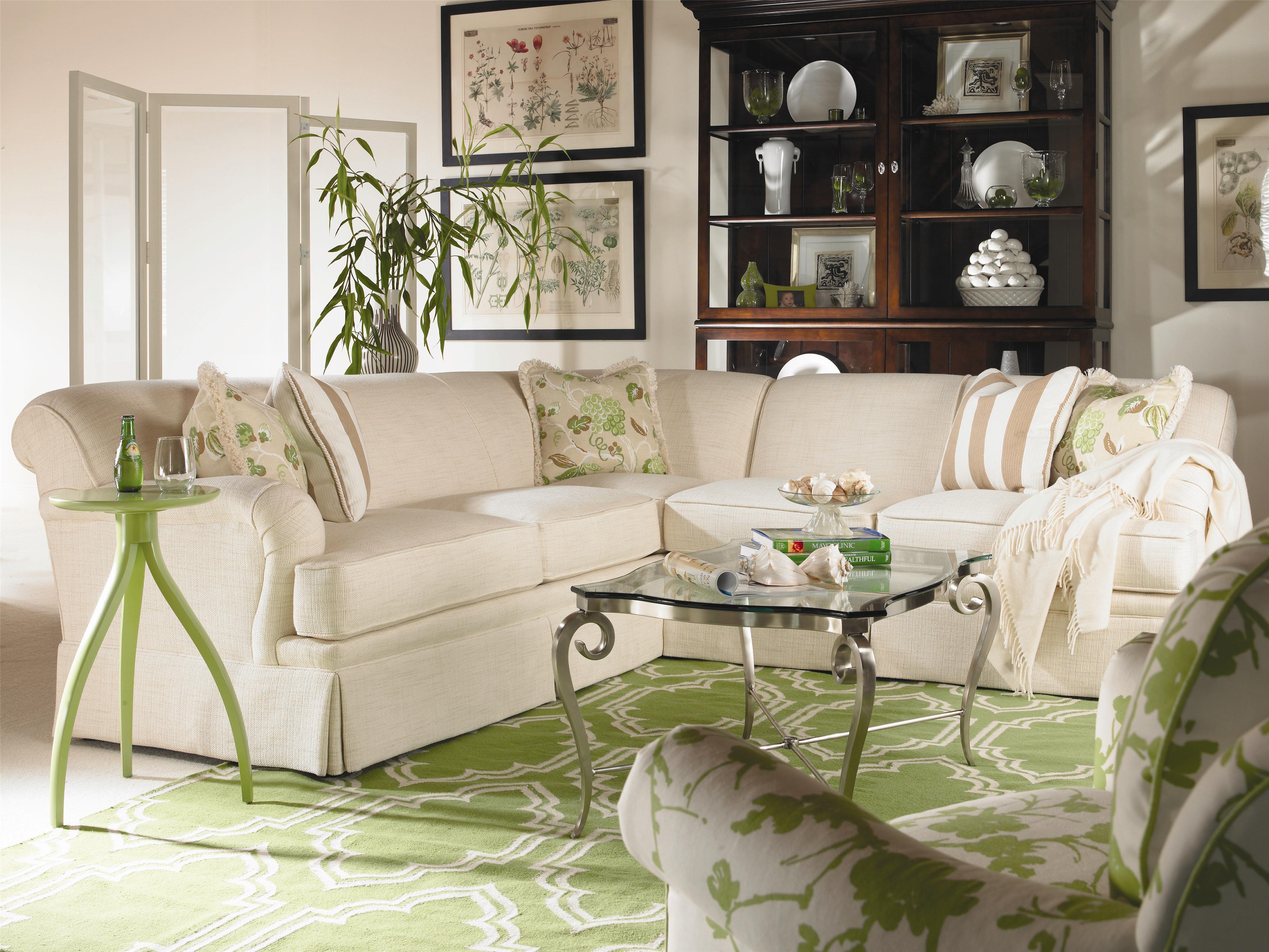 Century Cornerstone LTD760021+72+62 Customizable Sectional Sofa with